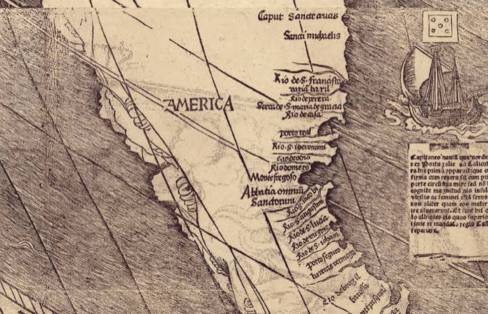 Fragmento de mapa de América